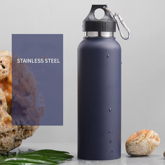 Garrafa Térmica de Aço Inoxidável com Duplo Vácuo
